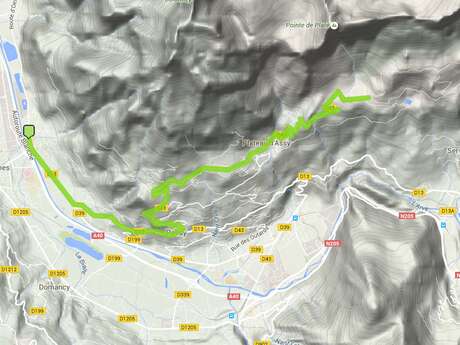 Circuit cyclo Sallanches/Passy Plaine Joux