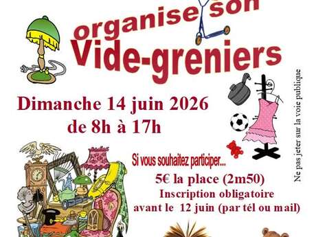 Vide Grenier de l'AGHPA