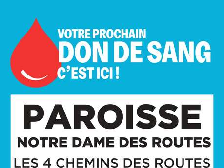 Collecte de sang Église Notre dame des Routes
