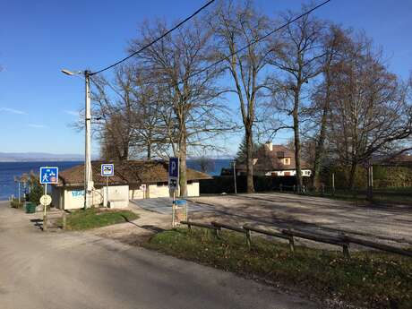 Aire de stationnement pour camping car à Anthy