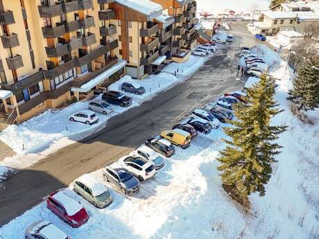Parking du rond point des pistes