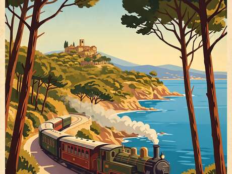 Gassin au rythme du 'Macaron' : Quand le train et le tram traversaient le Golfe
