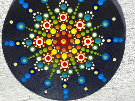 Mandalas en Dot Art - Villa Rojane Crétaions
