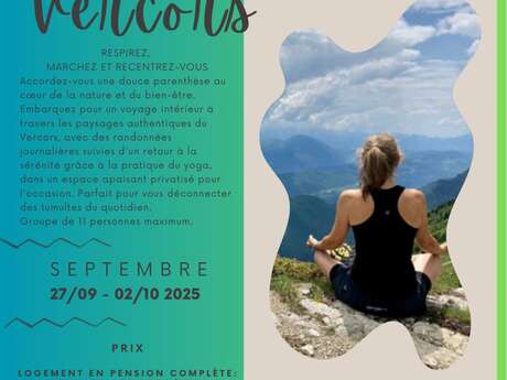 Séjour rando/yoga Vercors Séjour rando/yoga Vercors
