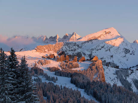 Les Crêtes de Zore en Hiver