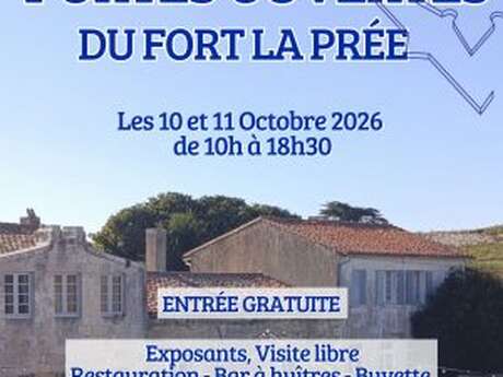 Offene Türen im Fort la Prée
