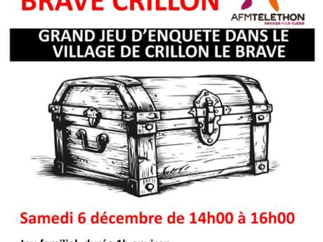 Grand jeu d'enquête : Le trésor du brave crillon