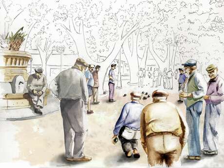 10 days of boules in Aups - Summer festival