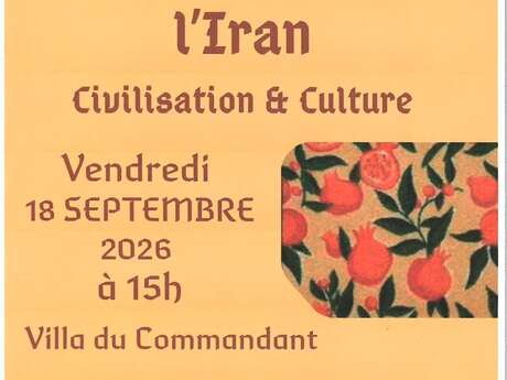 Verschiedene Perspektiven auf den Iran in der Villa du Commandant
