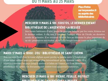 Soirées projections documentaires prix du Public les Yeux Docs