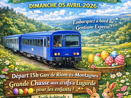 Train Chasse à l'oeuf de Pâques