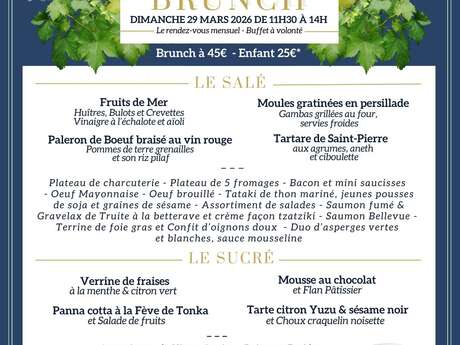 Brunch à l'Hostellerie du Château des Fines Roches