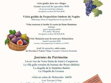 Guided Tour of the Village of Crestet with Mélanie Bienfait Pas d'Histoires