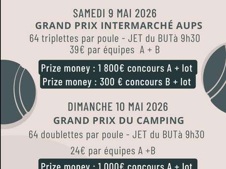 2e édition grand prix de pétanque