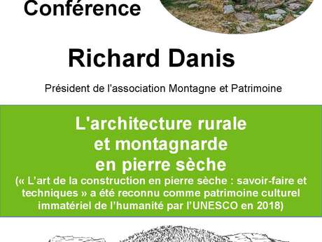 Conference on "Rural and mountain dry-stone architecture".