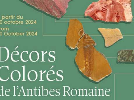 Visite de l'exposition "Décors colorés de l'Antibes Romaine" au Musée d'Archéologie - Antibes Juan-les-Pins