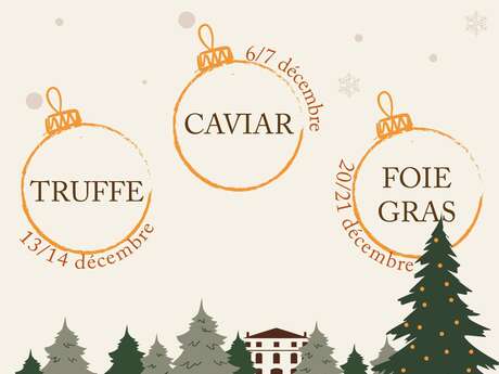 Noël à Beaupré - 3 week-ends "Accords Mets de Fêtes & Vins" au Château de Beaupré
