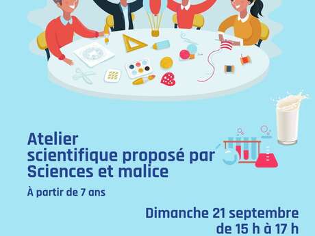 Atelier scientifique pour enfants : "Lait à modeler"
