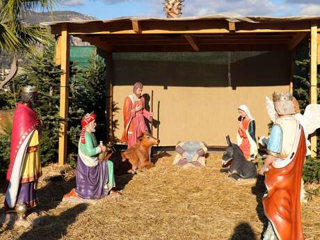 Inauguration de la crèche géante