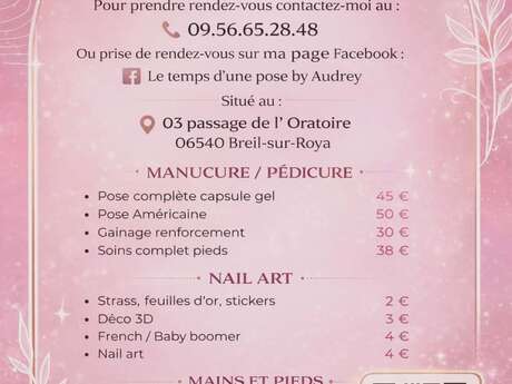 Onglerie "Le temps d'une pose"