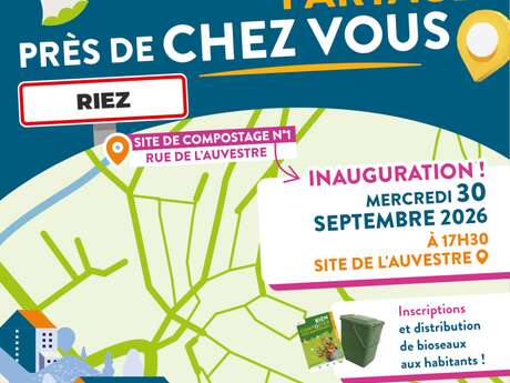 Inauguration du compostage partagé à Riez !