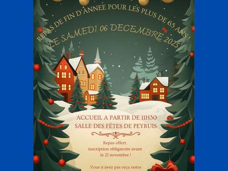 Repas de fin d'année pour les plus de 65 ans