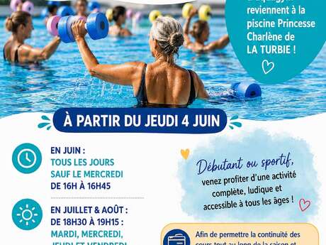 Aquagym in La Turbie