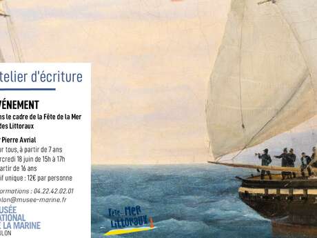 Atelier d'écriture - 7e Fête de la Mer et des Littoraux