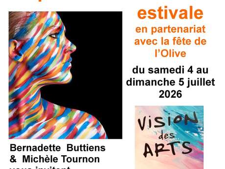 Exposition de peintures estivale