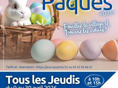 Jeu de piste : L'énigme du lapin de Pâques