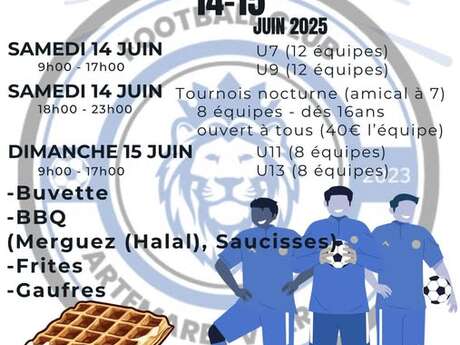 Tournoi de foot pour la fête des gaufres