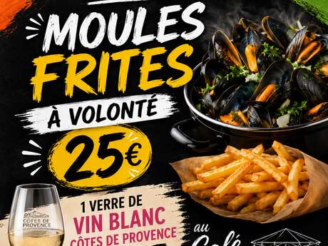 Soirée moules frites à volonté