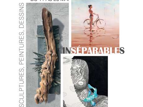 Vernissage des oeuvres de J.M Ortholand et R. Armand