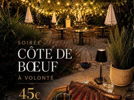 Soirée côte de boeuf à volonté à la Maison Ciara