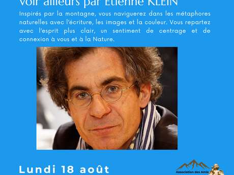 Conférence "La physique ou l'art d'aller se faire voir ailleurs" par Etienne Klein au Centre Culturel de la Gorge