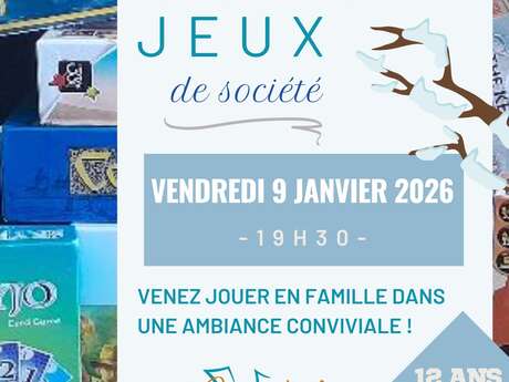 Soirée jeux de société