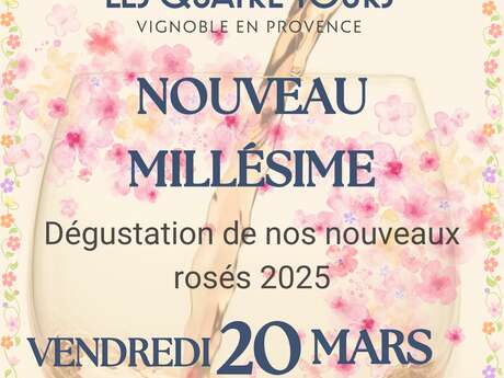 Soirée Nouveau Millésime au Cellier des Quatre Tours