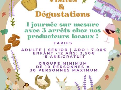 Nouveauté ! Circuit des producteurs locaux "Le Chemin des Gourmands"