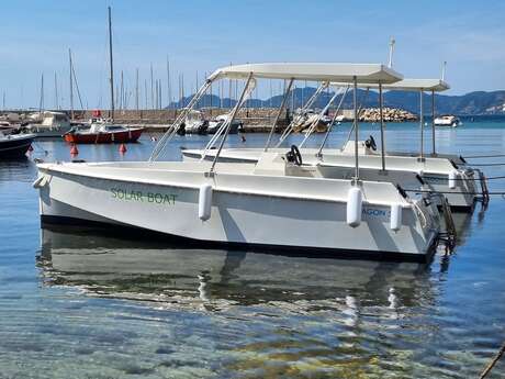 Location de bateau sans permis à Cannes - Après-midi 4h avec Solar Boat