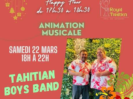 Tahitian Boys Band in concert - Royal Tahitien