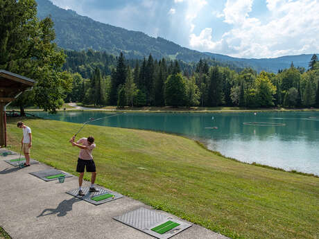 Practice de Golf sur eau et green