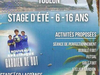 Jeune public - Stage mixte de football Littoral Sport Academy