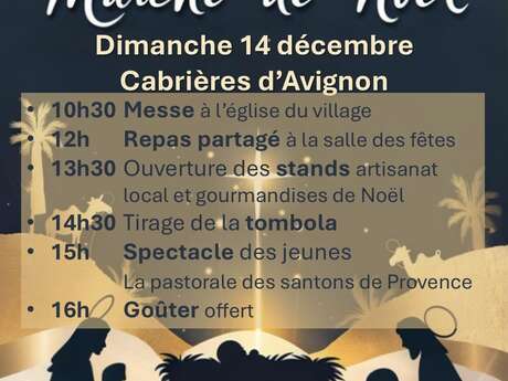Marché de Noël à Cabrières d'Avignon