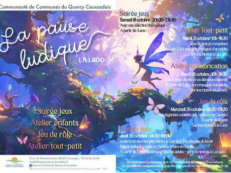 Pause ludique : Atelier de fabrication Land-Art
