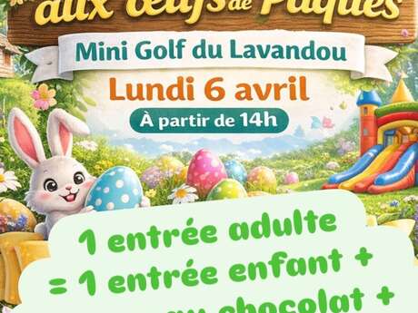 Chasse aux œufs de Pâques au Mini Golf du Lavandou
