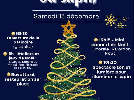 Soirée illumination du sapin de Cordon
