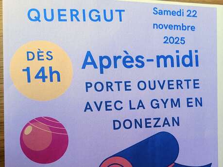 Porte ouverte avec Gym en Donezan