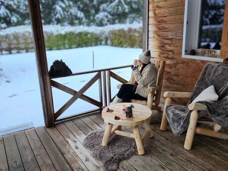 Chalets au camping le Valserine