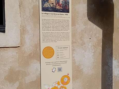 Chemin des Impressionnistes à Carrières-sur-Seine