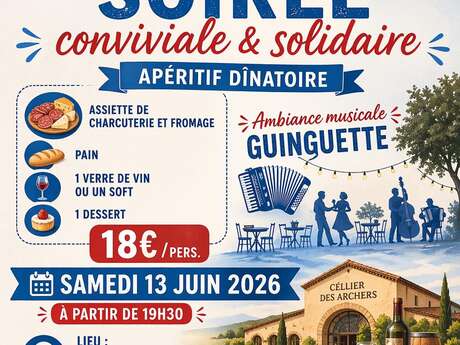 Cellier des Archers - Soirée conviviale et solidaire